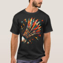 Search for badminton shuttlecock tshirts Racket sports