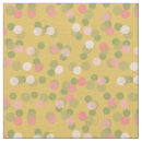 Search for green polka dots fabric Yellow