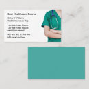 Search for health insurance business cards Medical
