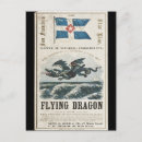 Search for flying dragons postcards Vintage