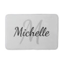 Search for trendy bath mats Monogrammed