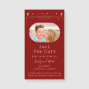 Search for red gold save the dates Modern