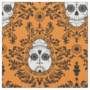 Search for halloween skull fabric Gothic
