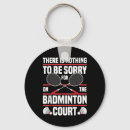 Search for badminton player key rings Tennis