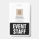 Search for event staff id badges Bold