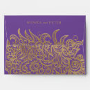 Search for purple and gold envelopes Classic