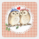 Search for owl love stickers Illustration
