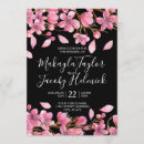 Search for watercolor cherry blossom wedding invitations Pink flowers