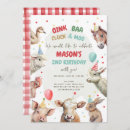 Search for barnyard invitations Party animals