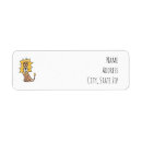 Search for lion return address labels Leo