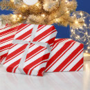 Search for peppermint stripes wrapping paper Red