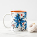 Search for white flowers mugs Modern