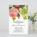 Search for 30th birthday invitations Botanical
