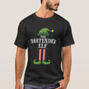 Search for christmas bartender tshirts Elf