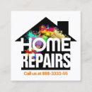 Search for home repair business cards Roofing