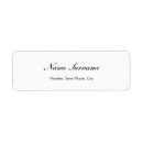 Search for stylish font return address labels Cool