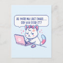 Search for humor postcards Cat
