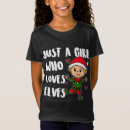 Search for elf girls tshirts Trending