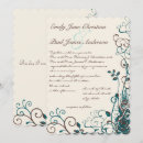 Search for teal and brown wedding invitations Couple