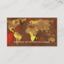 Search for map business cards Continents