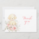 Search for golden retriever thank you cards Puppy baby shower