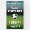 Search for soccer birthday banners Boys