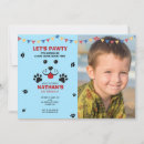 Search for lets pawty invitations Cute