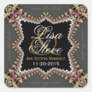 Search for vintage save the date stickers Unique
