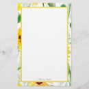 Search for sunflower stationery paper Floral
