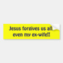 Search for forgive bumper stickers Religious