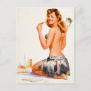 Search for retro pin up girl postcards Woman