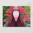 Search for tree spirits postcards Abstract