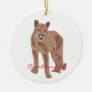 Search for mountain lion christmas tree decorations Puma