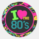 Search for 80s party stickers 1980