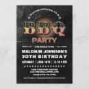 Search for 70th bbq birthday invitations Vintage