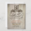 Search for eat drink and be married invitations Typography