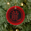 Search for chinese dragon christmas tree decorations Red