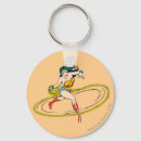 Search for circle logo key rings Wonder woman
