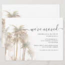 Search for beach moving announcement cards Watercolor