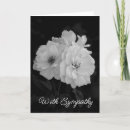 Search for black and white sympathy cards Sorrow