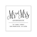 Search for mr and mrs rubber stamps Typography