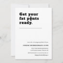 Search for funny seasonal invitations Minimalist