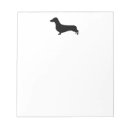 Search for dachshund notepads Silhouette