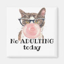 Search for funny cat magnets Whimsical