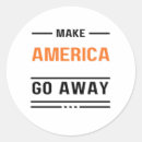 Search for go away stickers Maga