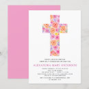 Search for rose first communion invitations Floral