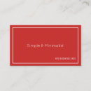 Search for red business cards Professional