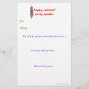 Search for teacher stationery paper Thank you note