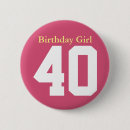 Search for 40 badges Birthday party
