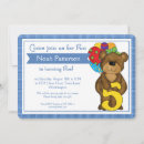 Search for train birthday invitations Teddy bear